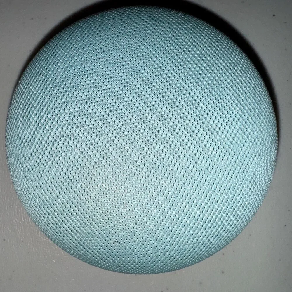 Google Nest Mini 2nd Gen Smart Home Speaker Light Blue Green Voice Control AI